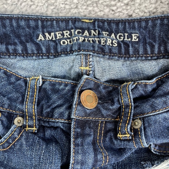 American Eagle Shorts Womens 2 Patriotic Flag Pockets Red White Blue Holiday - Picture 3 of 5